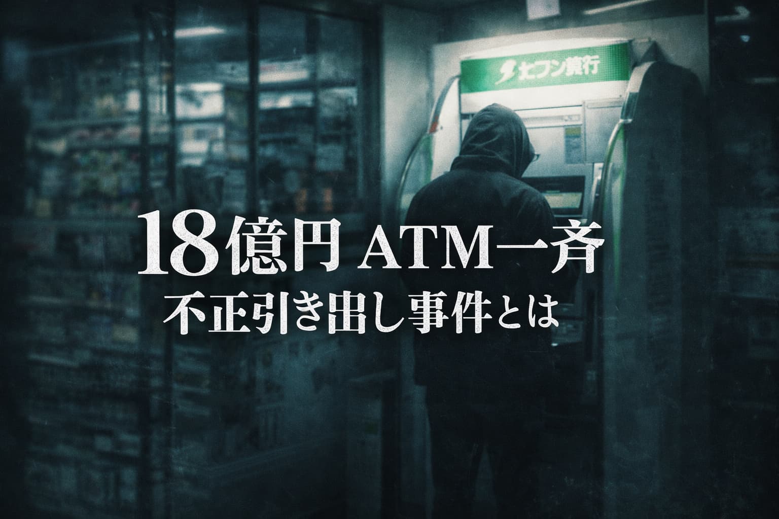 18億円ATM一斉不正引き出し事件とは