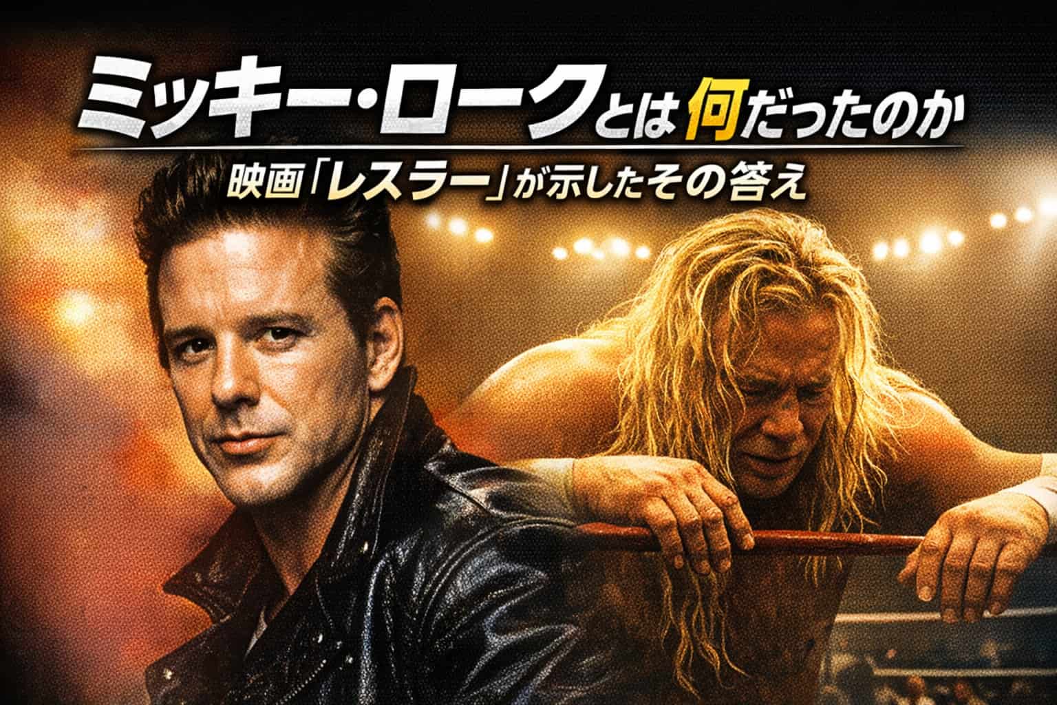 ミッキーロークとは何だったのか　映画レスラー解説