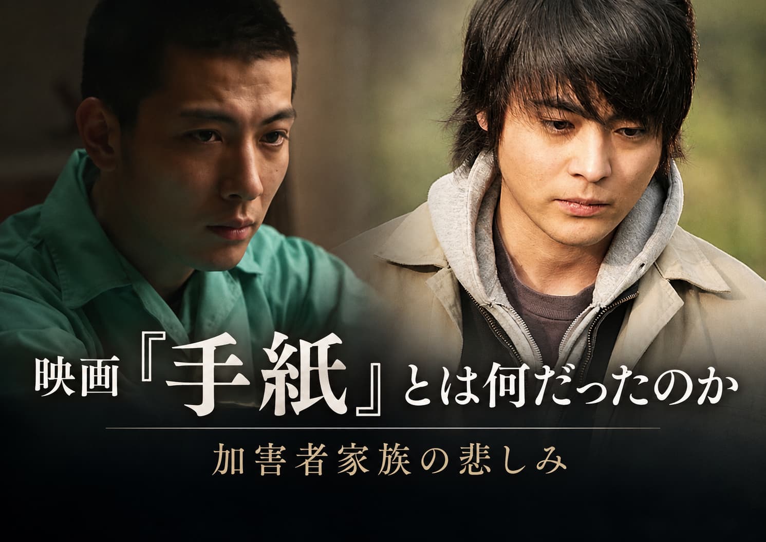 映画手紙とは　加害者家族の悲しみ
