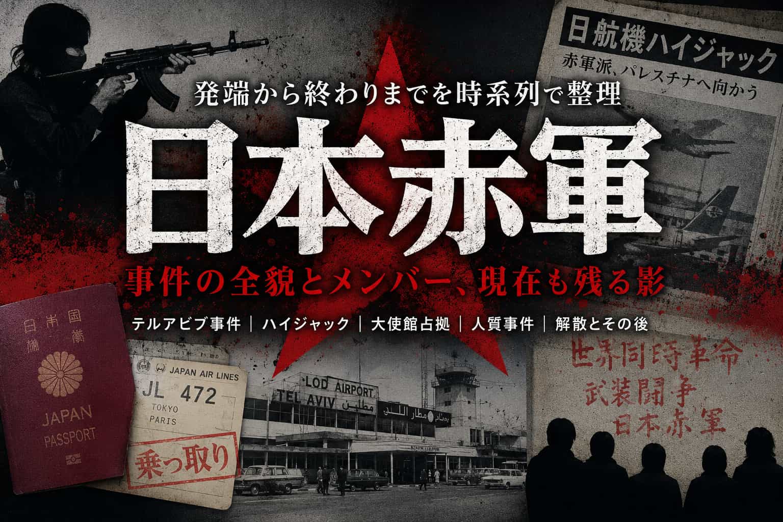日本赤軍とは何だったのか　時系列